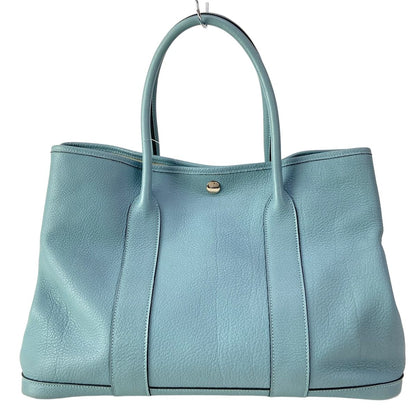 Hermes Tote Garden Party PM Ciel Silver — view 3