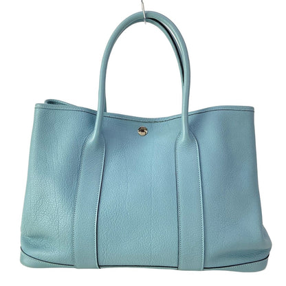 Hermes Tote Garden Party PM Ciel Silver