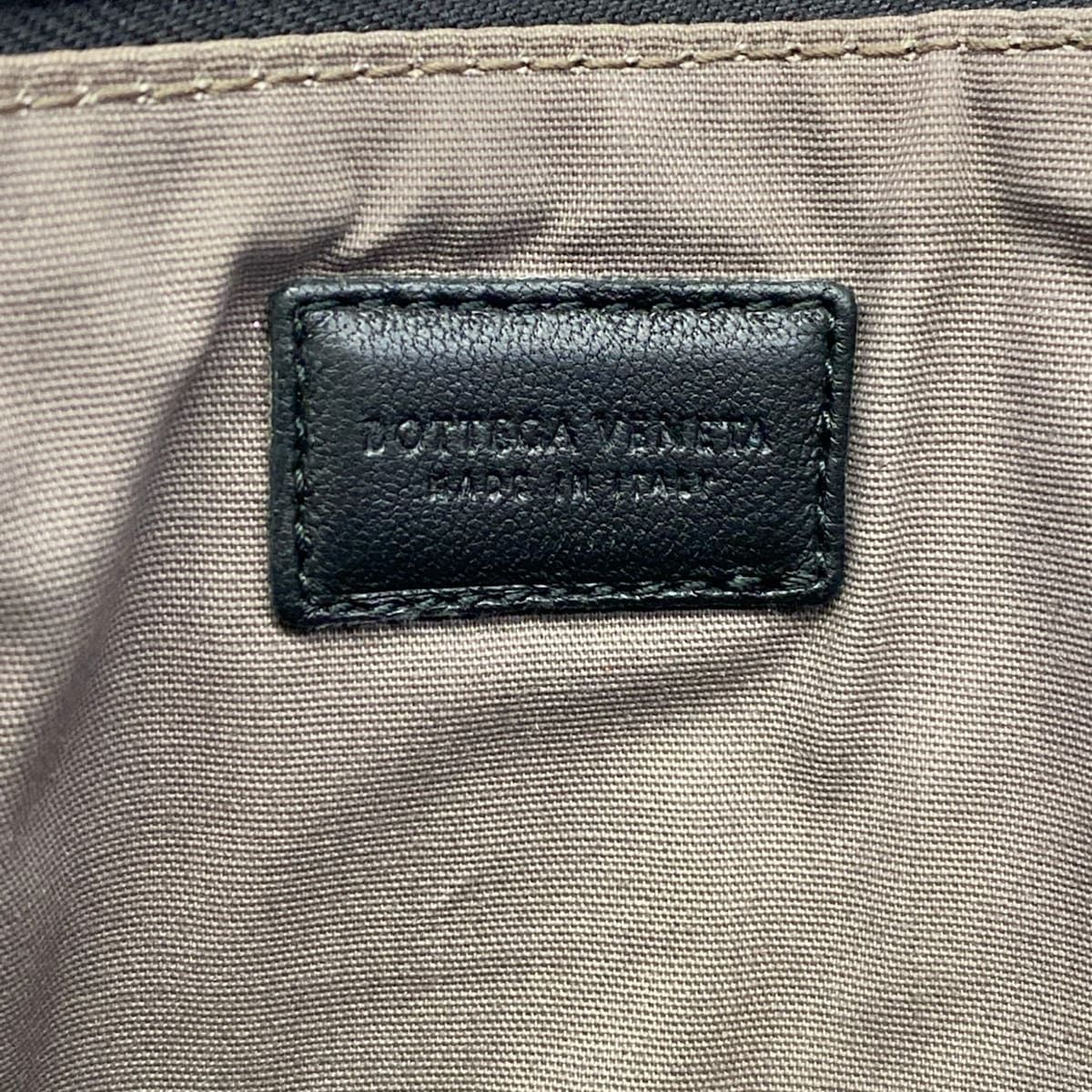 Bottega Veneta Clutch Intrecciato Black Leather — view 8