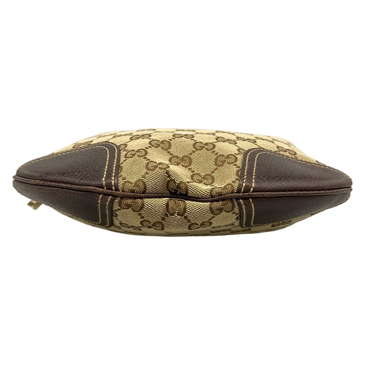 Gucci Shoulder Bag GG Pattern Prince Dark Brown Beige Multi Leather — view 5