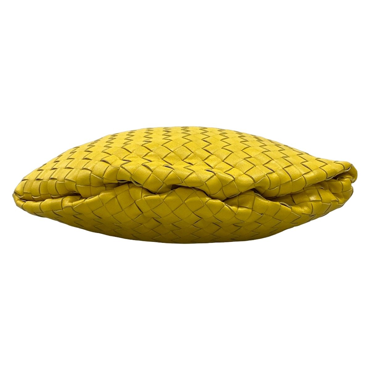 Bottega Veneta Shoulder Bag Small the Valve Intrecciato Yellow Drawstring — view 5