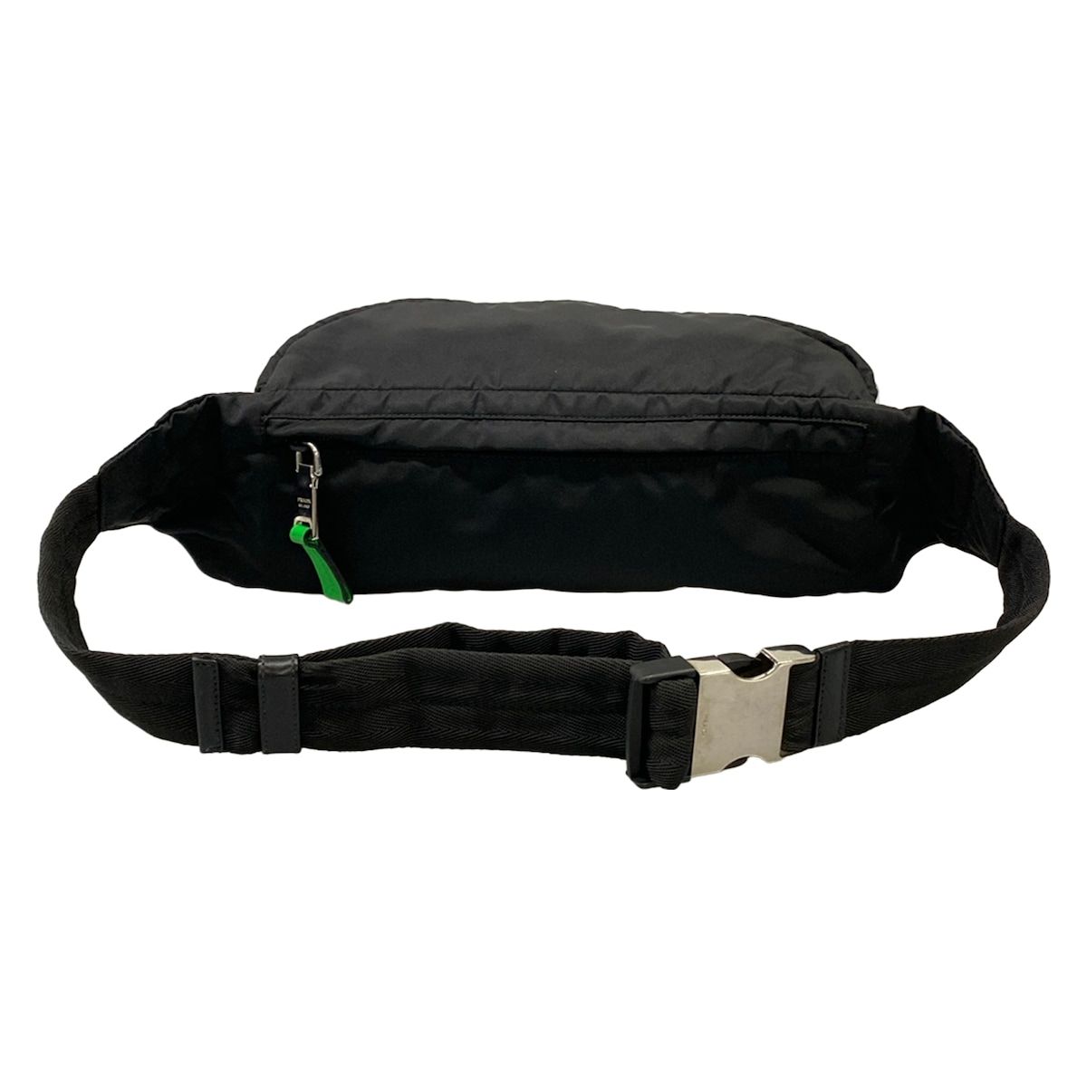 Prada Waist Pouch Black Green — view 3