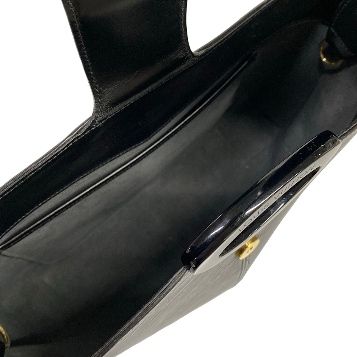Louis Vuitton Shoulder Bag Epi Reverie Noir Leather — view 7