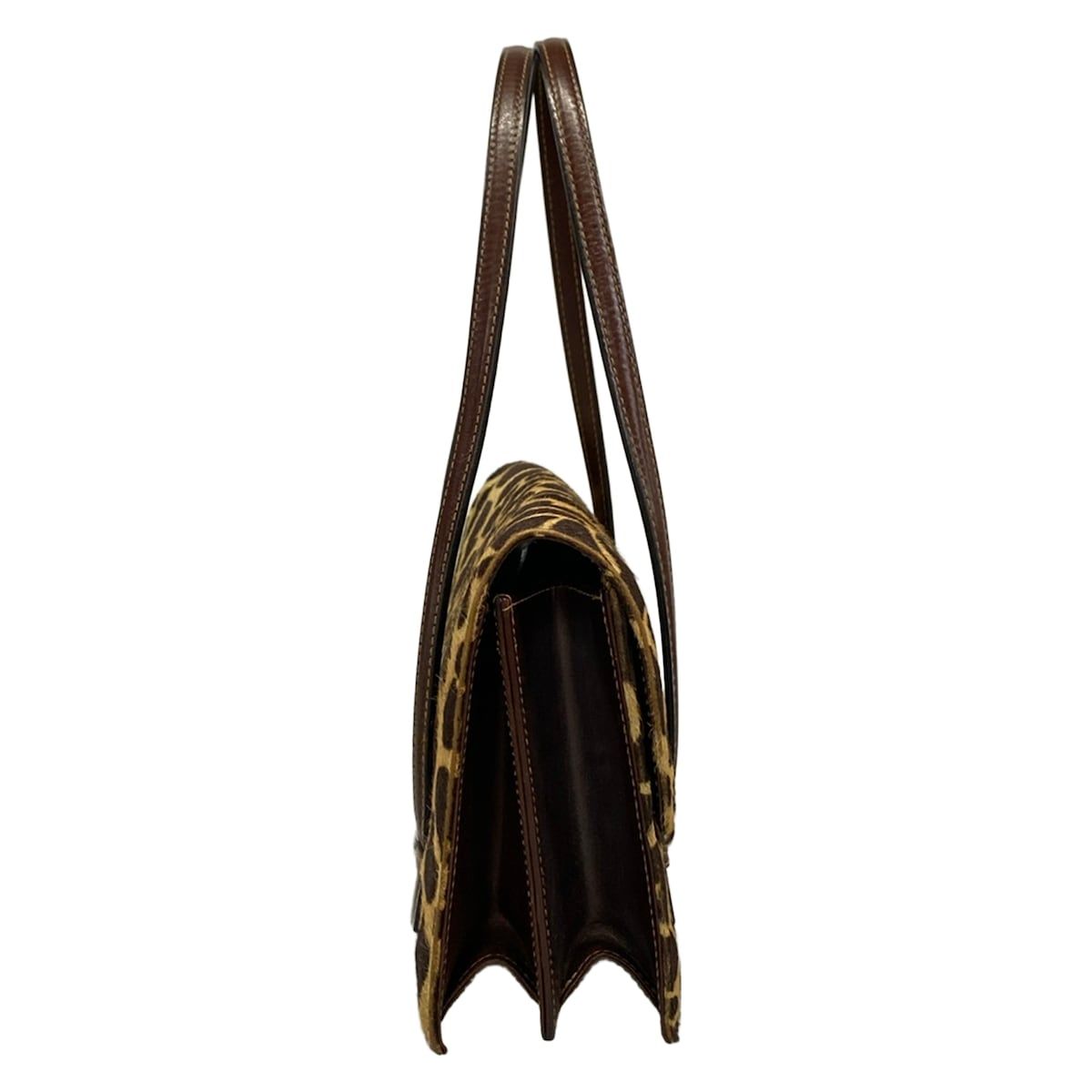 Fendi Handbag Dark Brown Light Leather — view 2