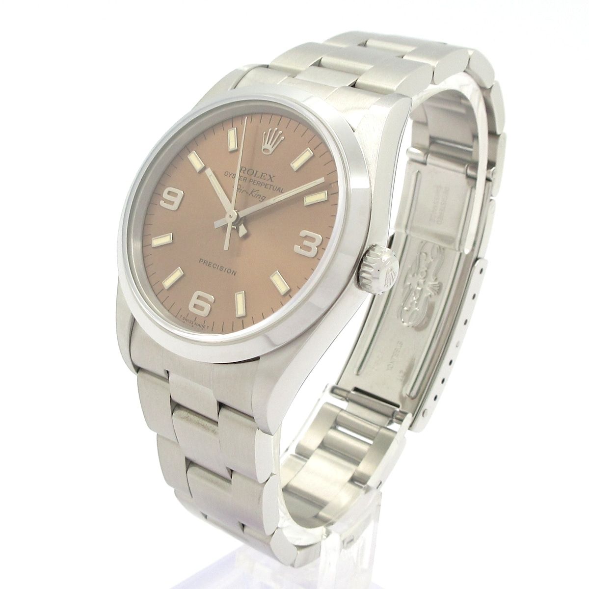Rolex Watch Air King SS Pink — view 2