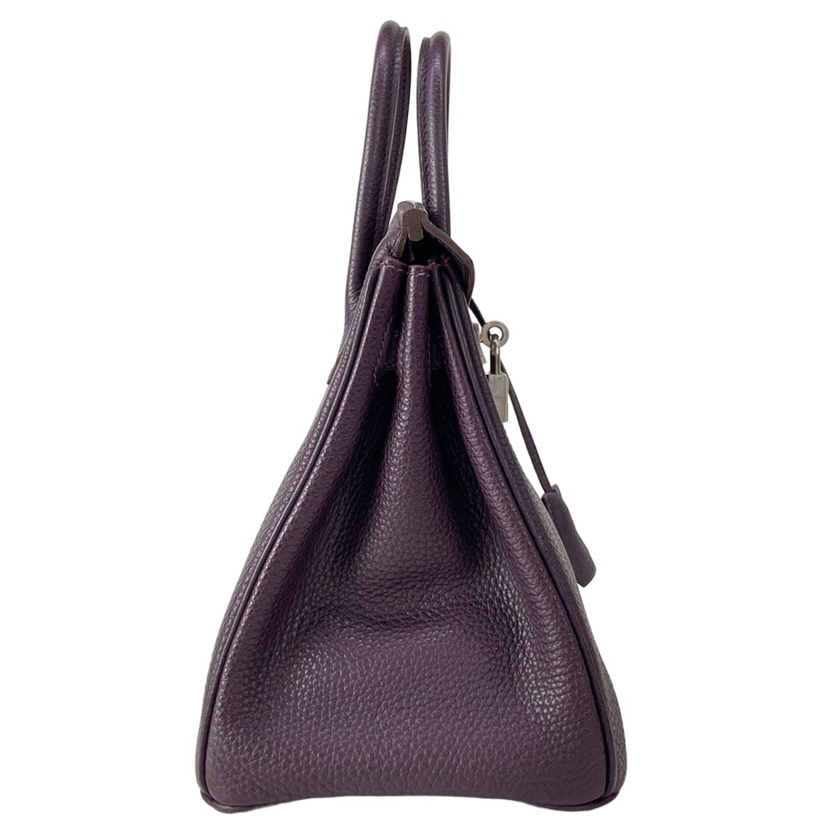 Hermes Handbag Birkin 25 Leysin Silver — view 2