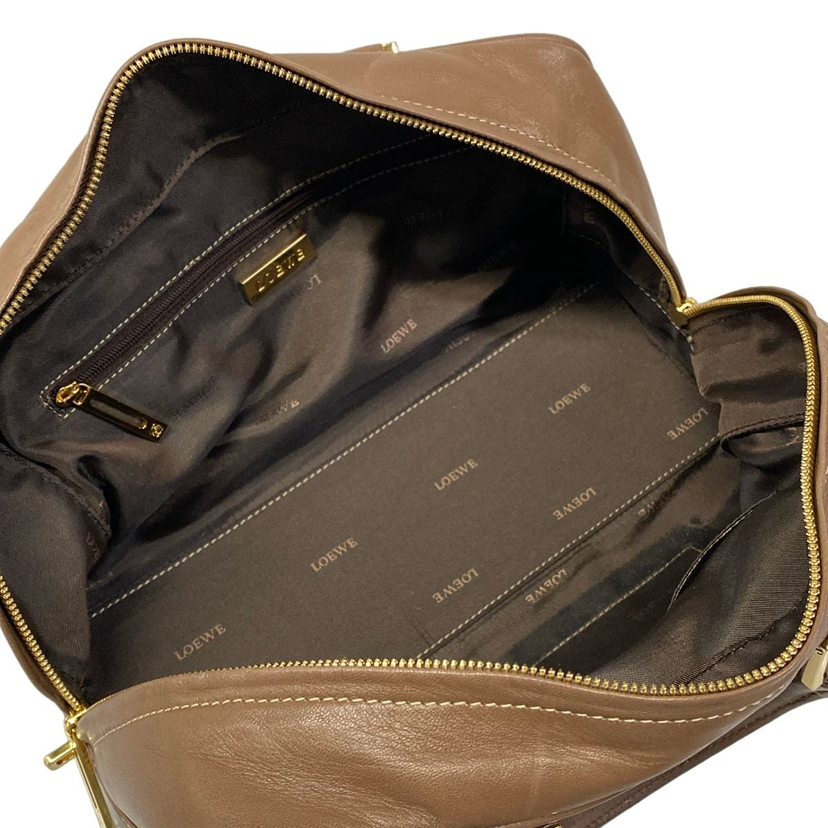 Loewe Handbag Amazona 28 Brown Leather — view 7