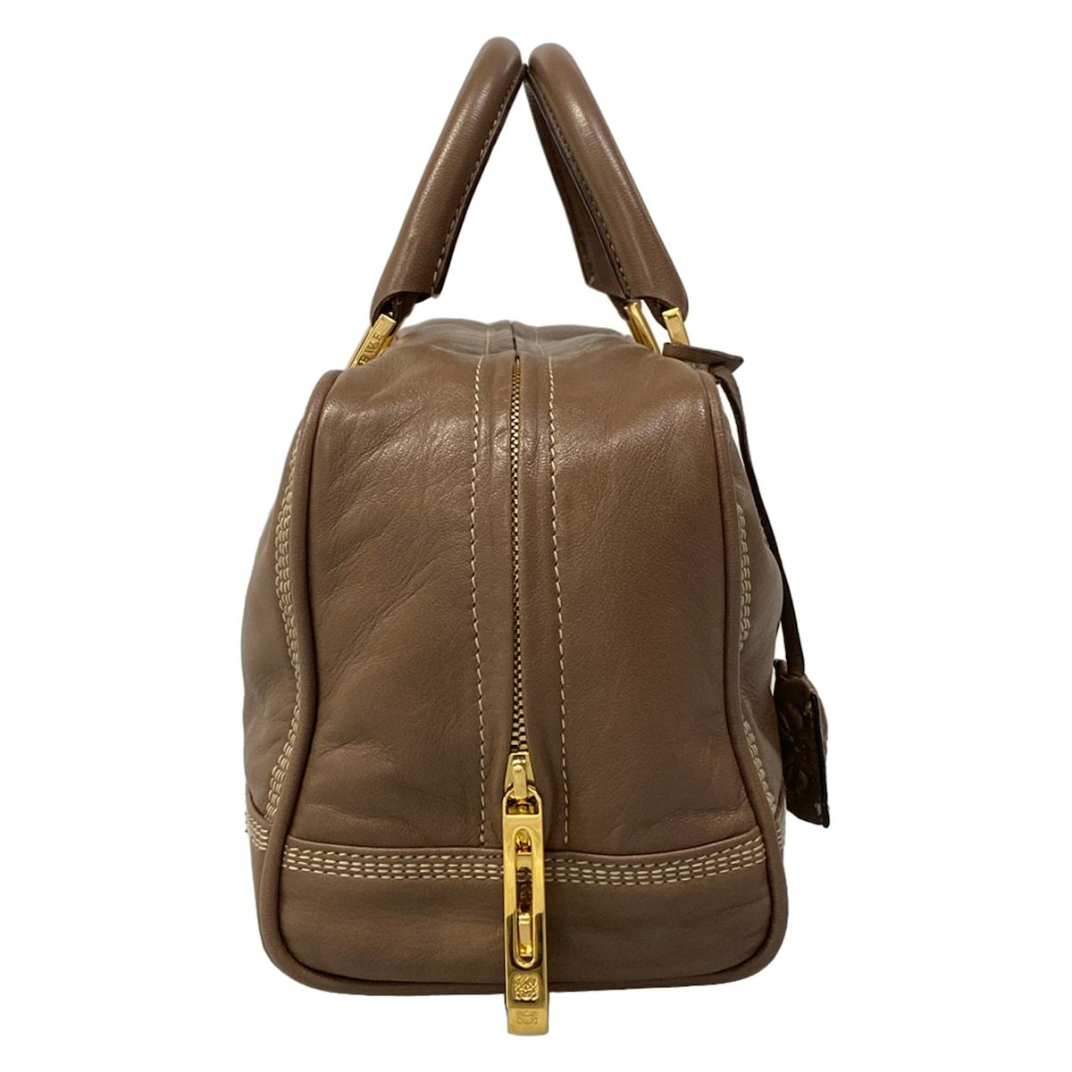 Loewe Handbag Amazona 28 Brown Leather — view 2