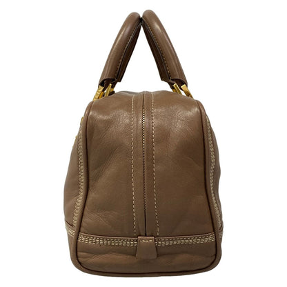 Loewe Handbag Amazona 28 Brown Leather — view 4
