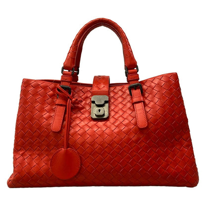 Bottega Veneta Handbag Red Leather