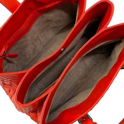 Bottega Veneta Handbag Red Leather — view 7
