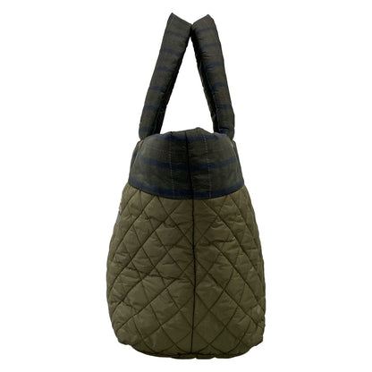 Chanel Handbag Coco Cocoon Dark Green Navy Pink Silver — view 4