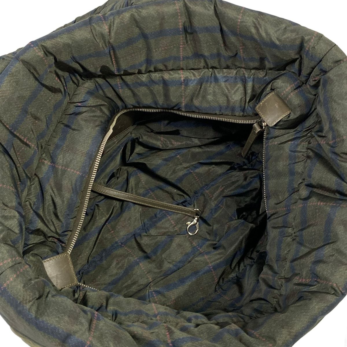 Chanel Handbag Coco Cocoon Dark Green Navy Pink Silver — view 7