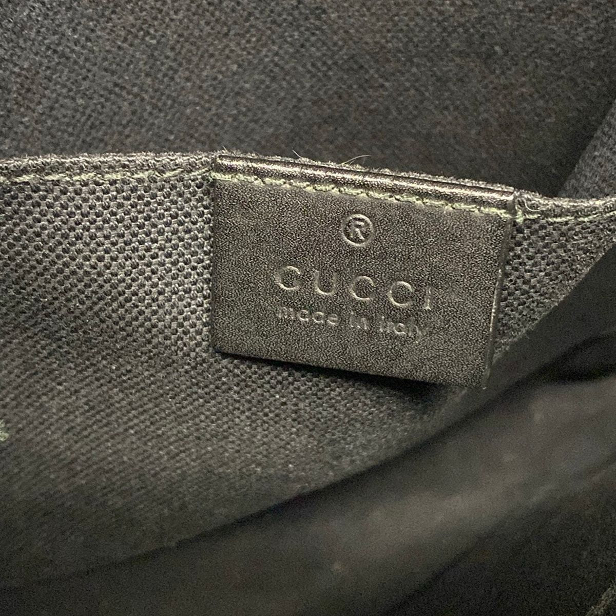 Gucci Shoulder Bag Night Courier GG Supreme Black Red Multi Leather — view 8