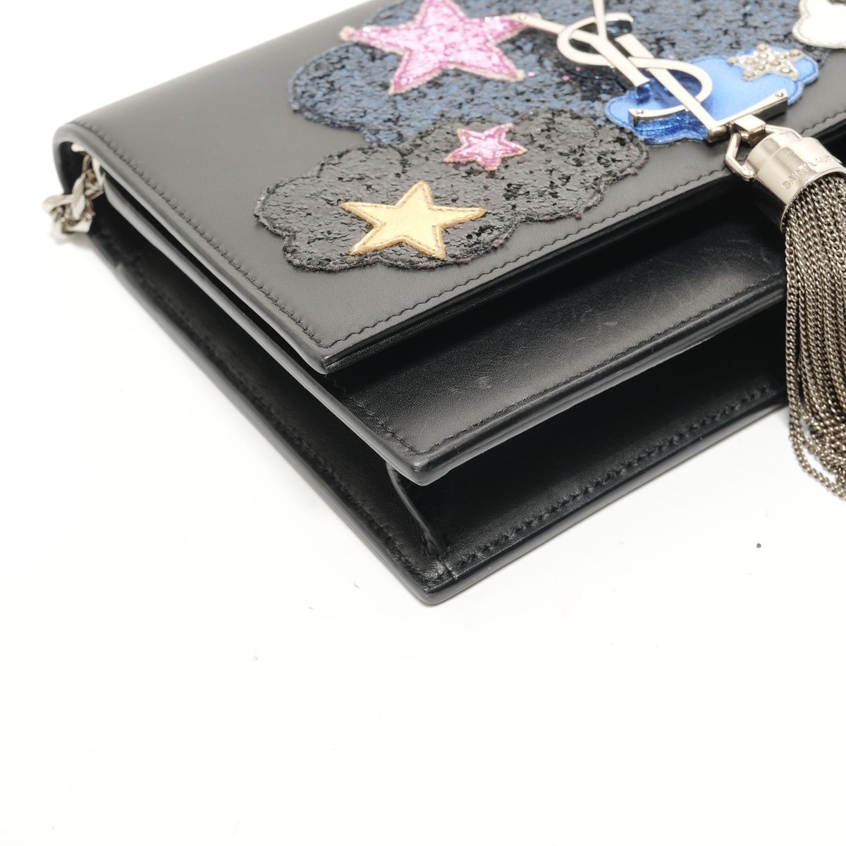 Saint Laurent Shoulder Bag Cloud Star Monogram Kate — view 5