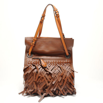 Bottega Veneta Shoulder Bag Intrecciato Fringe