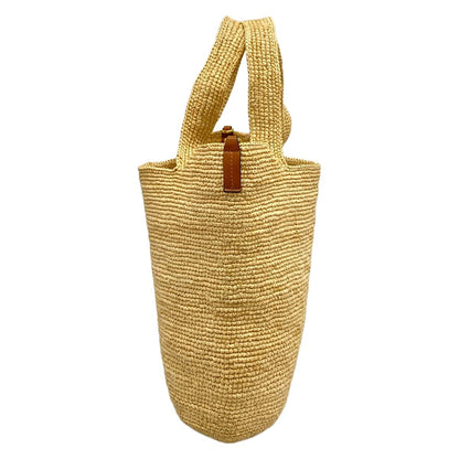 Loewe Tote Slit Mini Beige Brown Basket Leather — view 2
