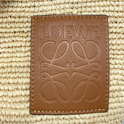 Loewe Tote Slit Mini Beige Brown Basket Leather — view 8