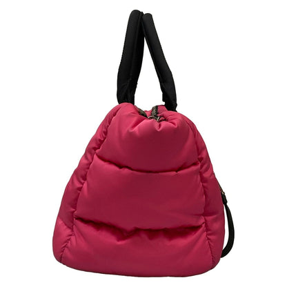 Prada Tote Tessuto Bomber Pink Black — view 4
