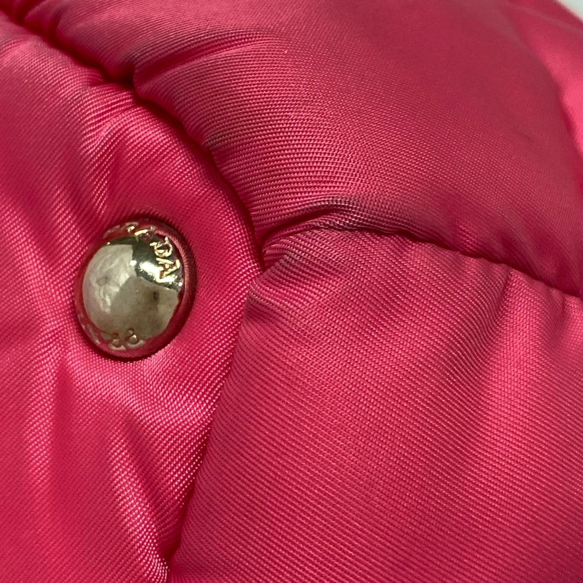 Prada Tote Tessuto Bomber Pink Black — view 6