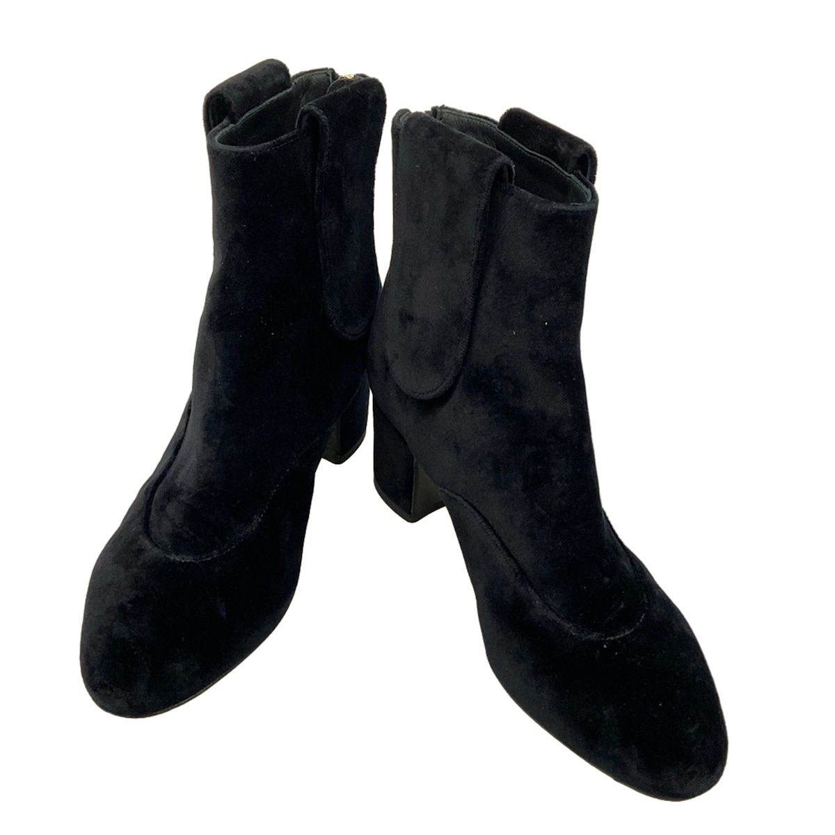 Chanel Short Boots 35 C Black Gold — view 2