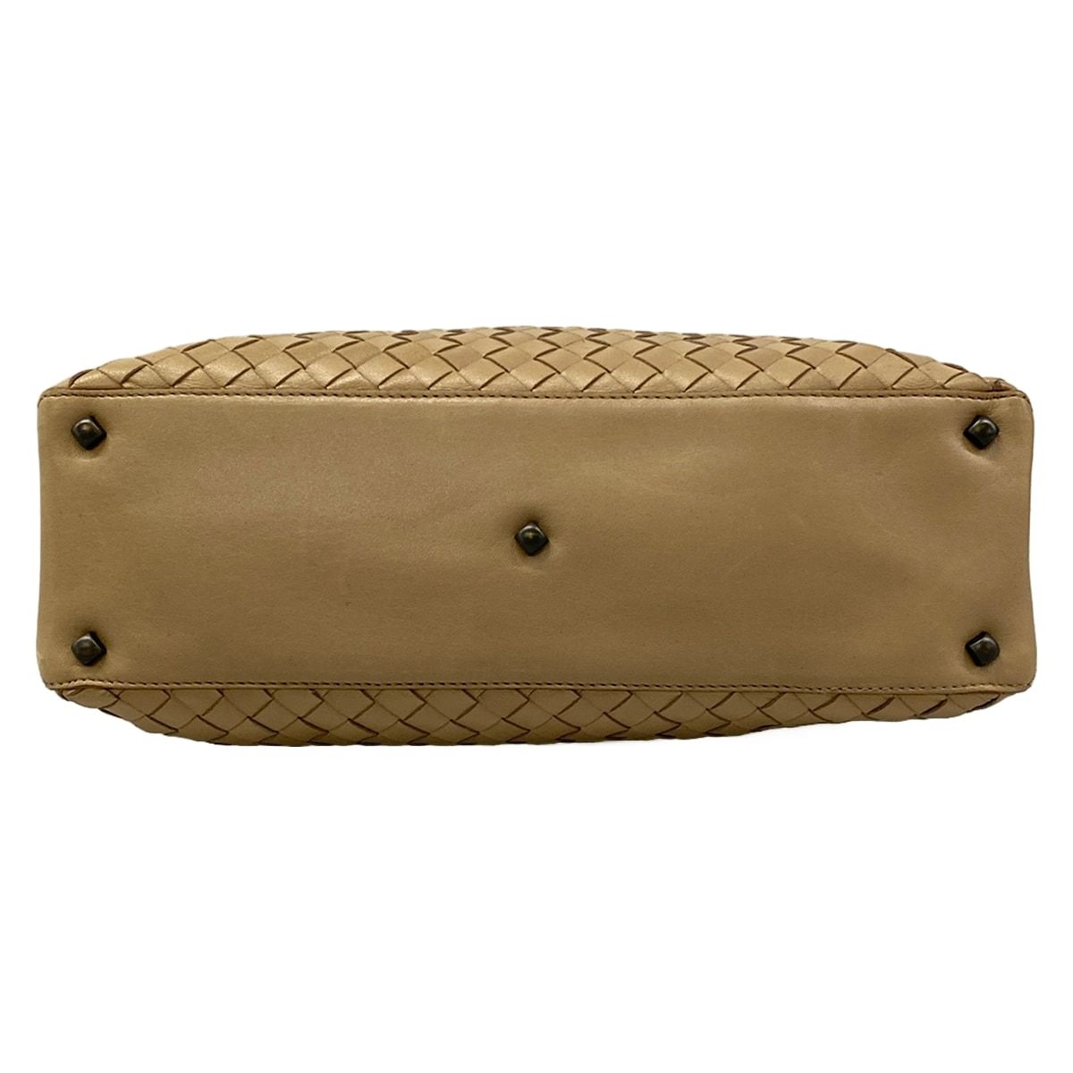 Bottega Veneta Tote Intrecciato Beige Leather — view 5