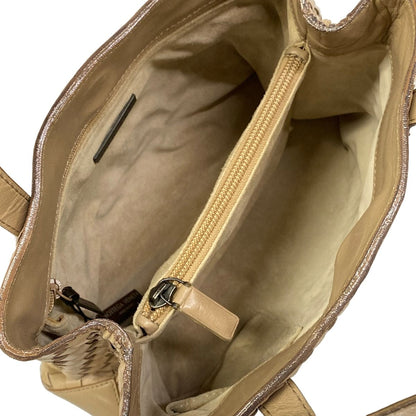 Bottega Veneta Tote Intrecciato Beige Leather — view 7