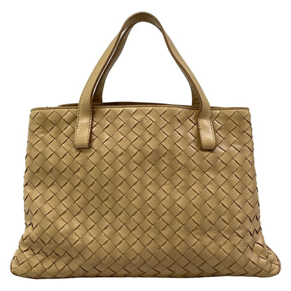 Bottega Veneta Tote Intrecciato Beige Leather — view 3