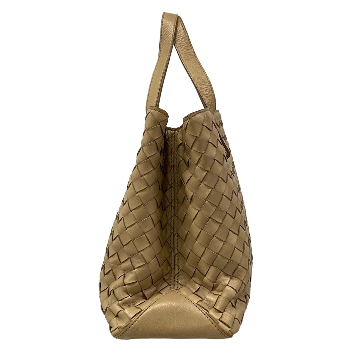 Bottega Veneta Tote Intrecciato Beige Leather — view 2