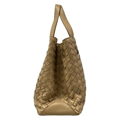 Bottega Veneta Tote Intrecciato Beige Leather — view 2