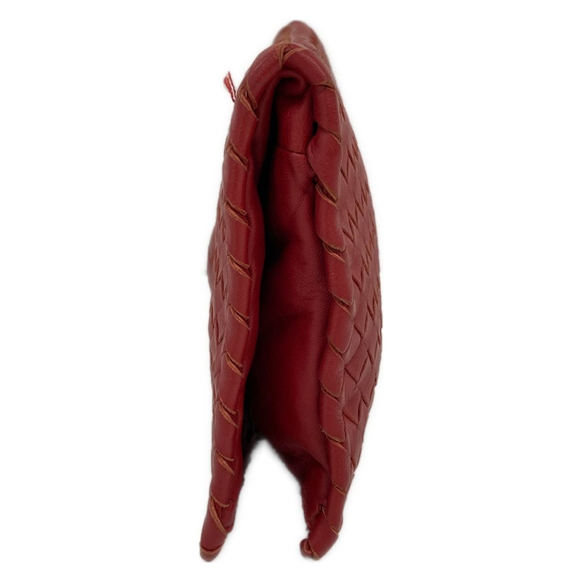 Bottega Veneta Clutch Intrecciato Red Leather — view 4