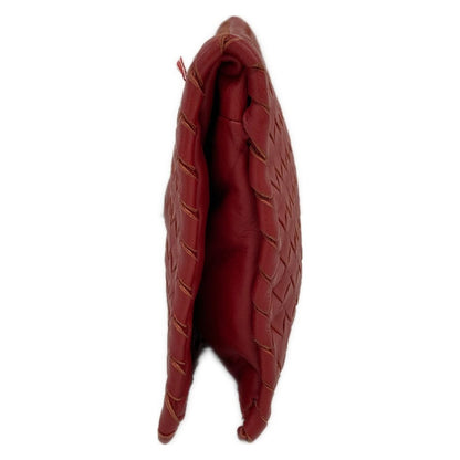 Bottega Veneta Clutch Intrecciato Red Leather — view 4