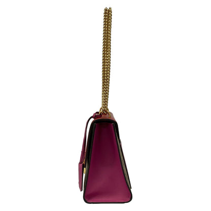 Gucci Shoulder Bag Padlock GG Supreme Red Beige Multi Leather — view 4