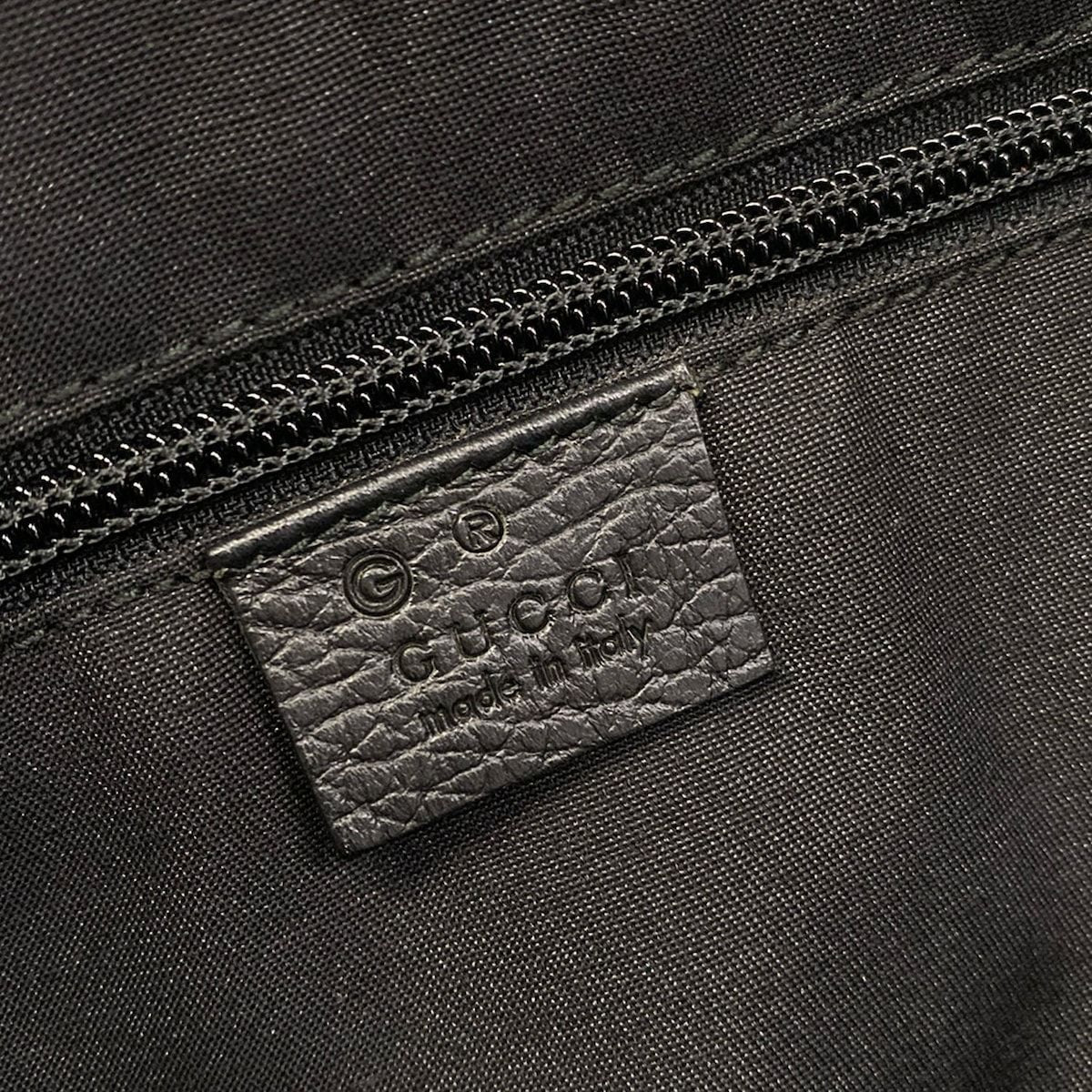 Gucci Boston Bag GG Pattern Black Leather — view 7