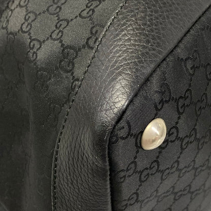Gucci Boston Bag GG Pattern Black Leather — view 6