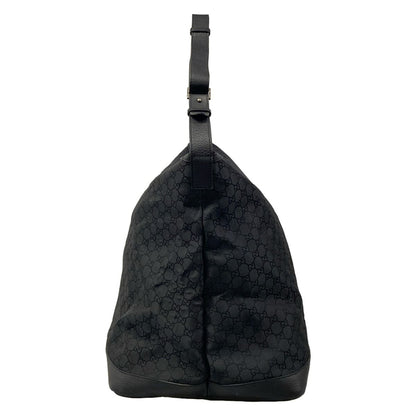 Gucci Boston Bag GG Pattern Black Leather — view 2