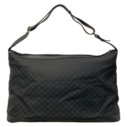 Gucci Boston Bag GG Pattern Black Leather — view 3