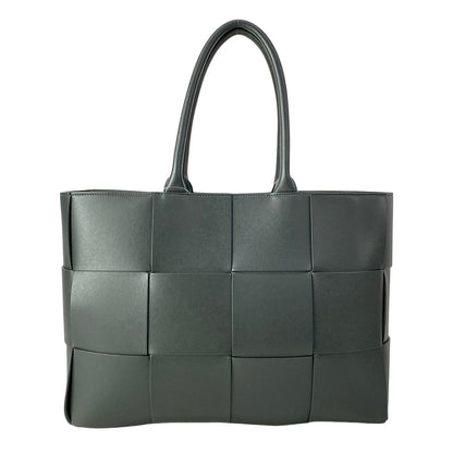 Bottega Veneta Tote Arco Dark Green Leather — view 3