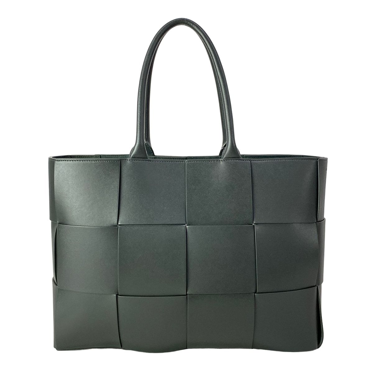 Bottega Veneta Tote Arco Dark Green Leather
