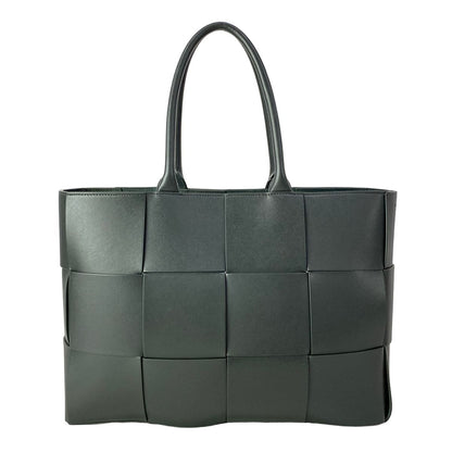 Bottega Veneta Tote Arco Dark Green Leather