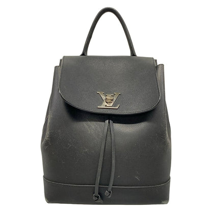 Louis Vuitton Backpack Lockme Noir Leather