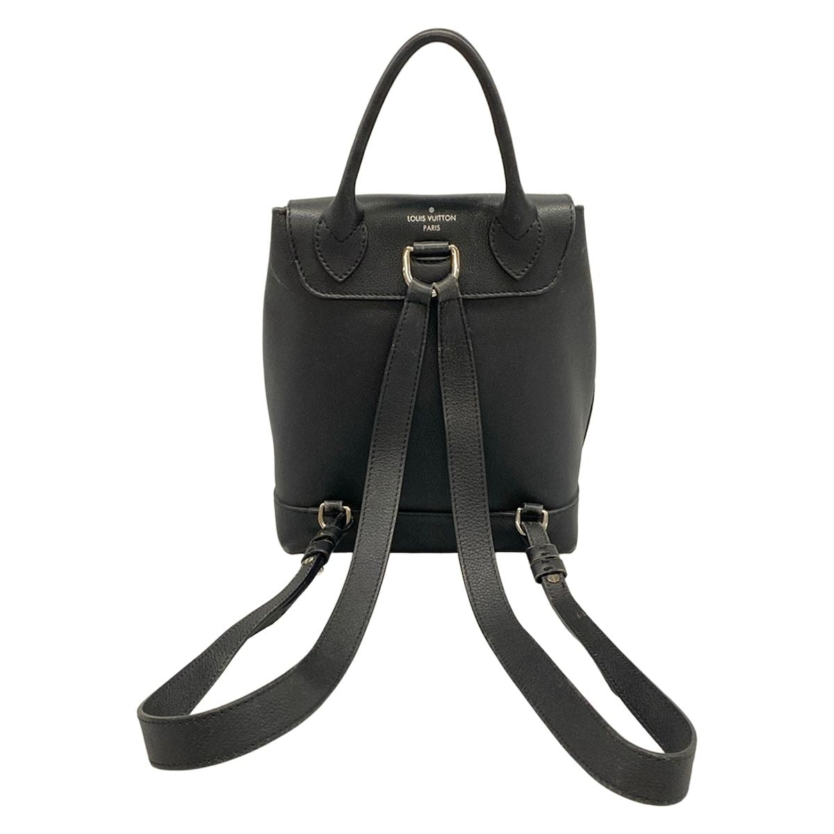 Louis Vuitton Backpack Lockme Noir Leather — view 3