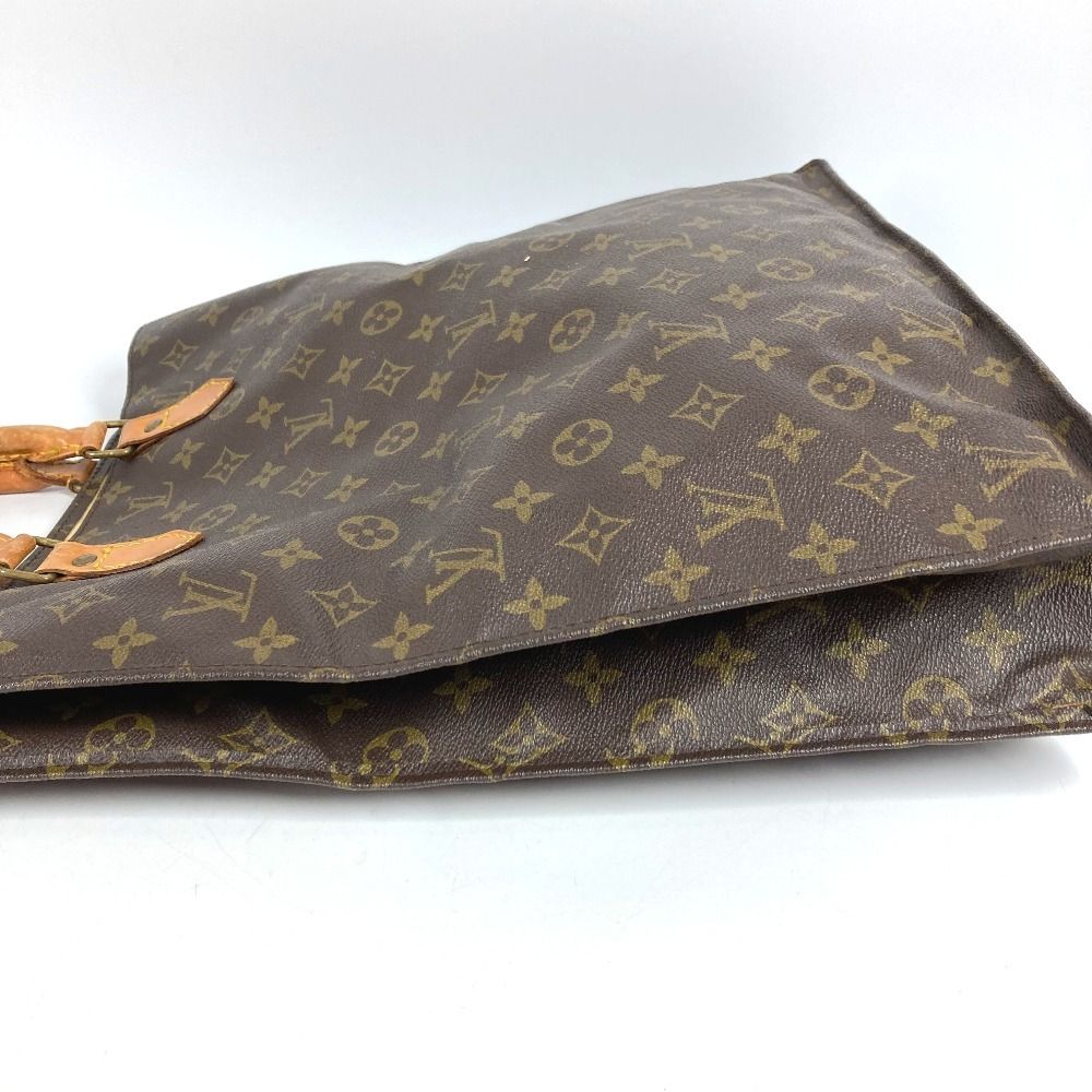 Louis Vuitton Handbag Sac Plat Monogram Canvas Brown — view 4