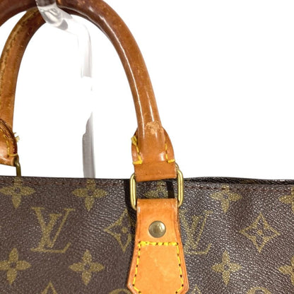 Louis Vuitton Handbag Sac Plat Monogram Canvas Brown — view 3