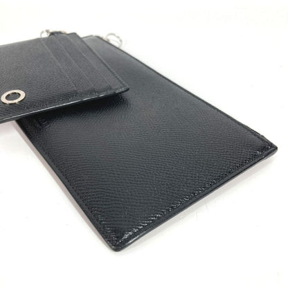 Bvlgari Coin Case &card Leather Black — view 3