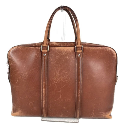 Louis Vuitton Tote Porte Documents Voyage Pdv Leather Brown