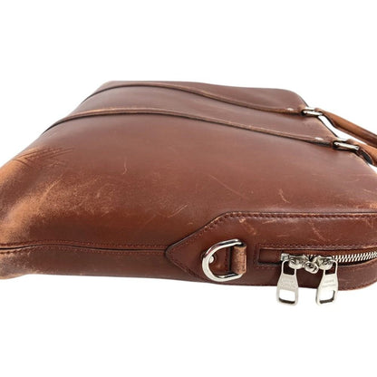 Louis Vuitton Tote Porte Documents Voyage Pdv Leather Brown — view 4
