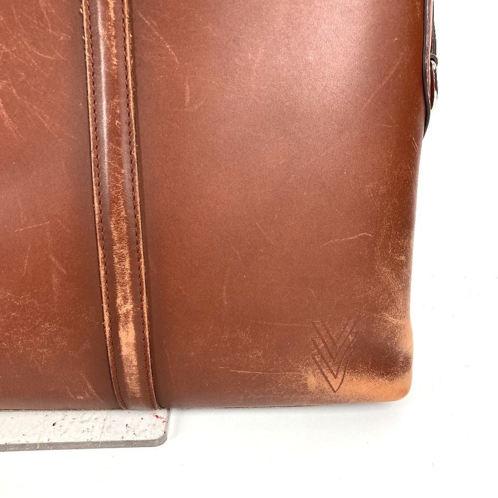Louis Vuitton Tote Porte Documents Voyage Pdv Leather Brown — view 3