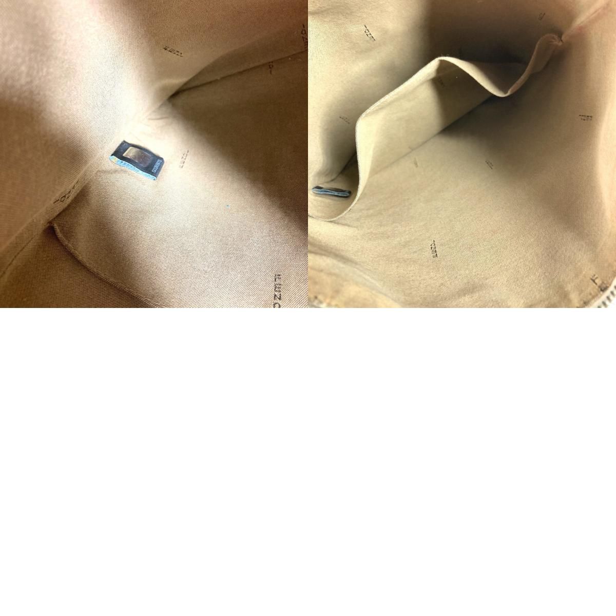 Fendi Shoulder Bag Zucchino Logo Leather White — view 9