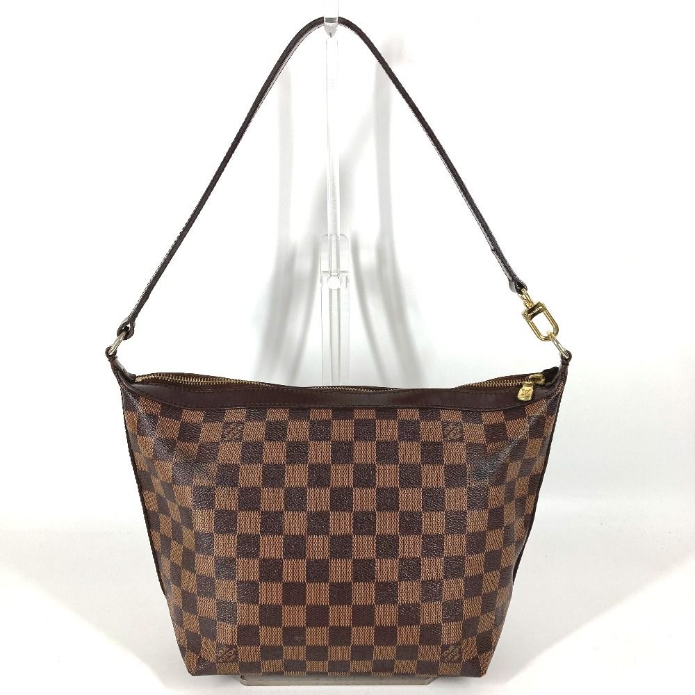 Louis Vuitton Shoulder Bag Illovo Damier Canvas Ebene Brown — view 2